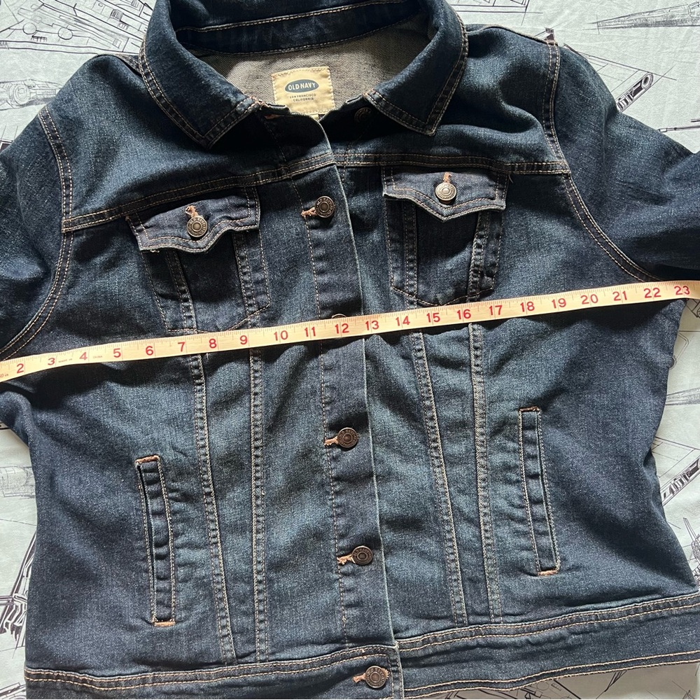 Old Navy Dark Blue Jean Jacket - Picture 9 of 10